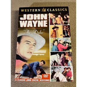 John Wayne The Duke Western Classics 6 Movie DVD Set Riding Trail Range 2001